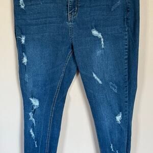 Women’s Hydraulic Distressed Jeans 16w